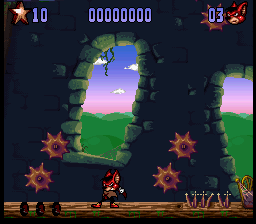 Aero the Acro-Bat 2 (USA) In game screenshot